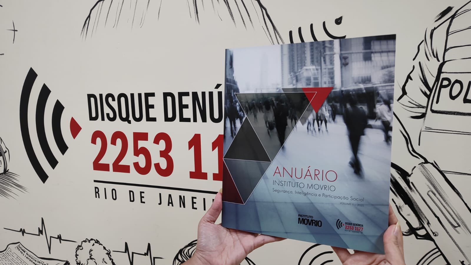 Instituto MovRio lança primeiro Anuário em 30 anos e destaca impacto da participação cidadã no combate ao crime